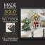 Winter Barn - Reproduction encadrée - Restickable-622455335-622455337