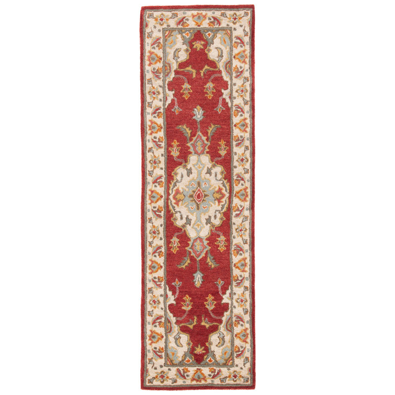 Mavek Hand Tufted Wool Oriental Rug, Runner 2'3" x 8'