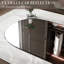Très grand miroir de plancher arqué en métal pleine longueur avec support, miroir mural ou incliné pour chambre à coucher, salle de gym à domicile, salon, entrée-1200067744-1200067745