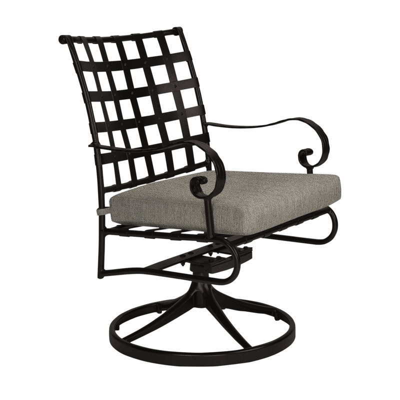 Classico Outdoor Rocker Chair, Carbon Black, Sensory Granite