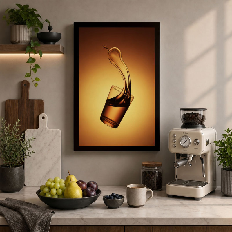 Print, 30x20 - 76.2 x 50.8 cm, Teal Border