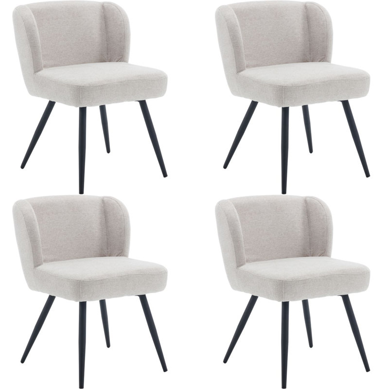 Geertruida 50cm H Linen Upholstered Parsons Chair, Oatmeal