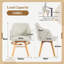 Swivel Linen Modern Upholstered Back Dining & Side Chair-1055869297