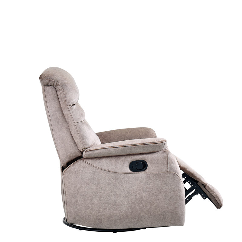 Fauteuil inclinable à bascule pivotant pour le salon, pivotant à 360 degrés, fauteuil inclinable moderne réglable, canapé inclinable classique et traditionnel avec support lombaire