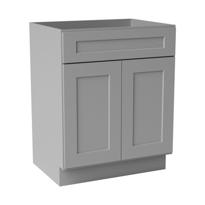 Ready to Assemble Solid Wood Shaker Sink Base Bath Cabinet Only – Countertop Not Included