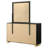 Freret 59" W 6-Drawer Solid and Manufactured Wood Dresser with Mirror-98465162