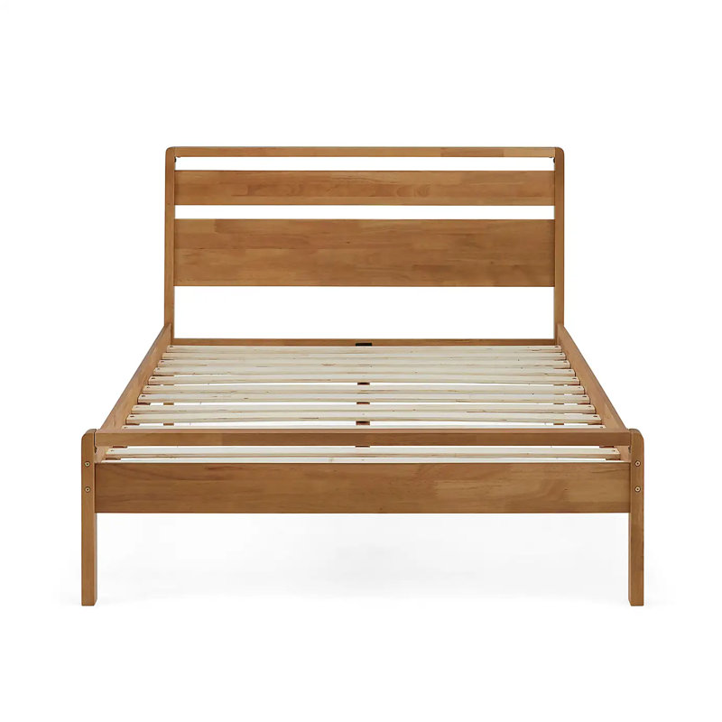 Bergenfield Solid Wood Bed, Double (4'6)