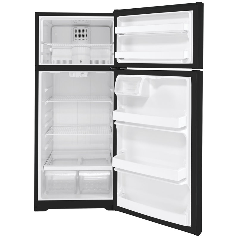 28" Energy Star Top Freezer 17.5 cu. ft. Refrigerator, Black