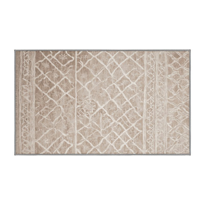 Tapis gris lavable à la machine