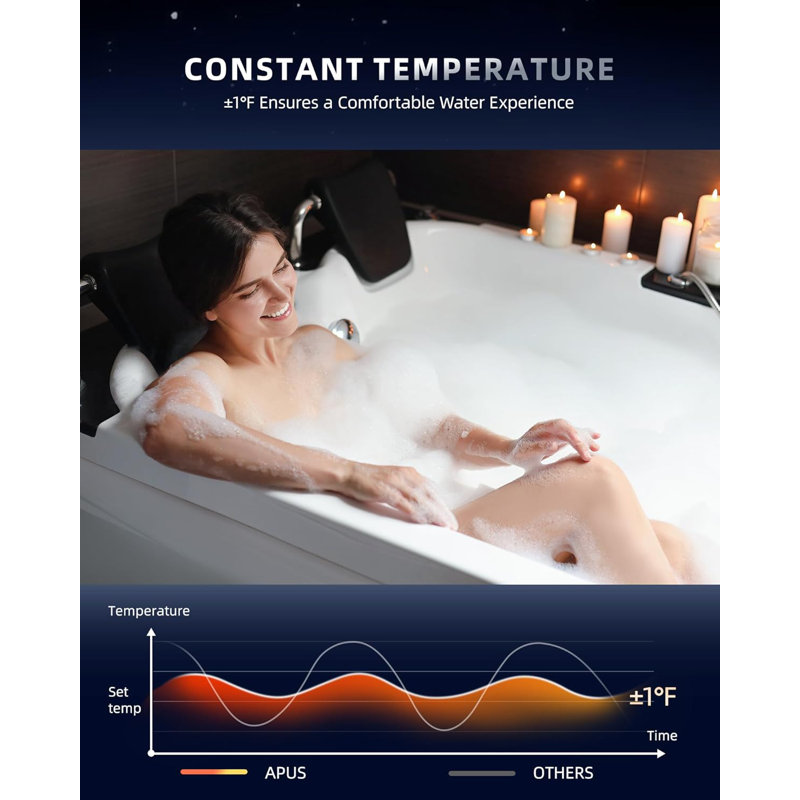 Chauffe-eau sans réservoir au propane 190 000 BTU avec application WiFi et télécommande câblée, Propane