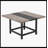 Square Dining Table, Farmhouse 39"X 39"X 29" Kitchen Table For 4