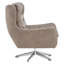 Azyah Faux Leather Swivel Armchair