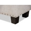 Banc de rangement rembourré en polyester à finition beige Ahrens, H 17,32 po x l 52,17 po x P 16,73 po-210987869-196630282