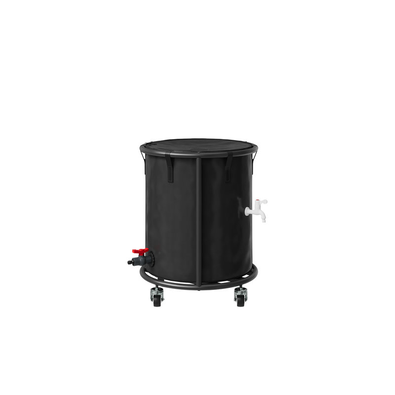 Living And Home 50cm W Polyvinyl Chloride (PVC) Deck Box in Black