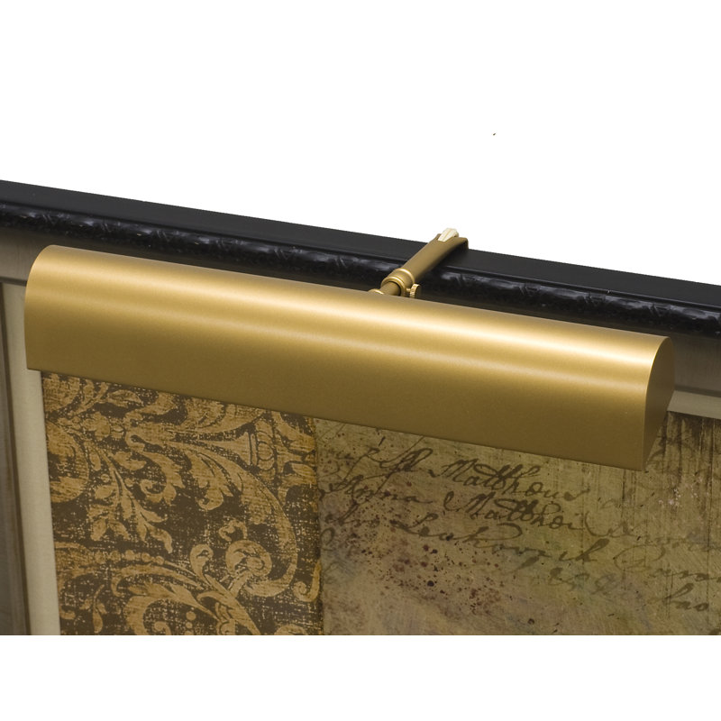Dimmable Frame Mounted Picture Light, Gold, 2.25" H x 18" W x 7" D, 25B10 or 40B10