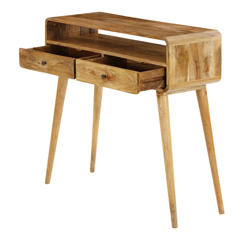 Addison 92cm Solid Wood Console Table, Oakish