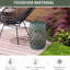 Tabouret de jardin en céramique, ornement tissé, émaillé et solide pour tabouret de bord de piscine extérieur, matériau, motif, décoratif