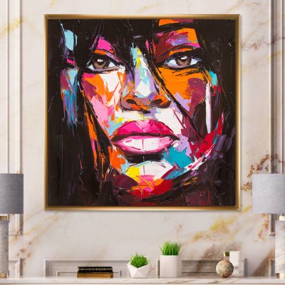 " Colourful Fantasy Portrait Of A Young Woman II "