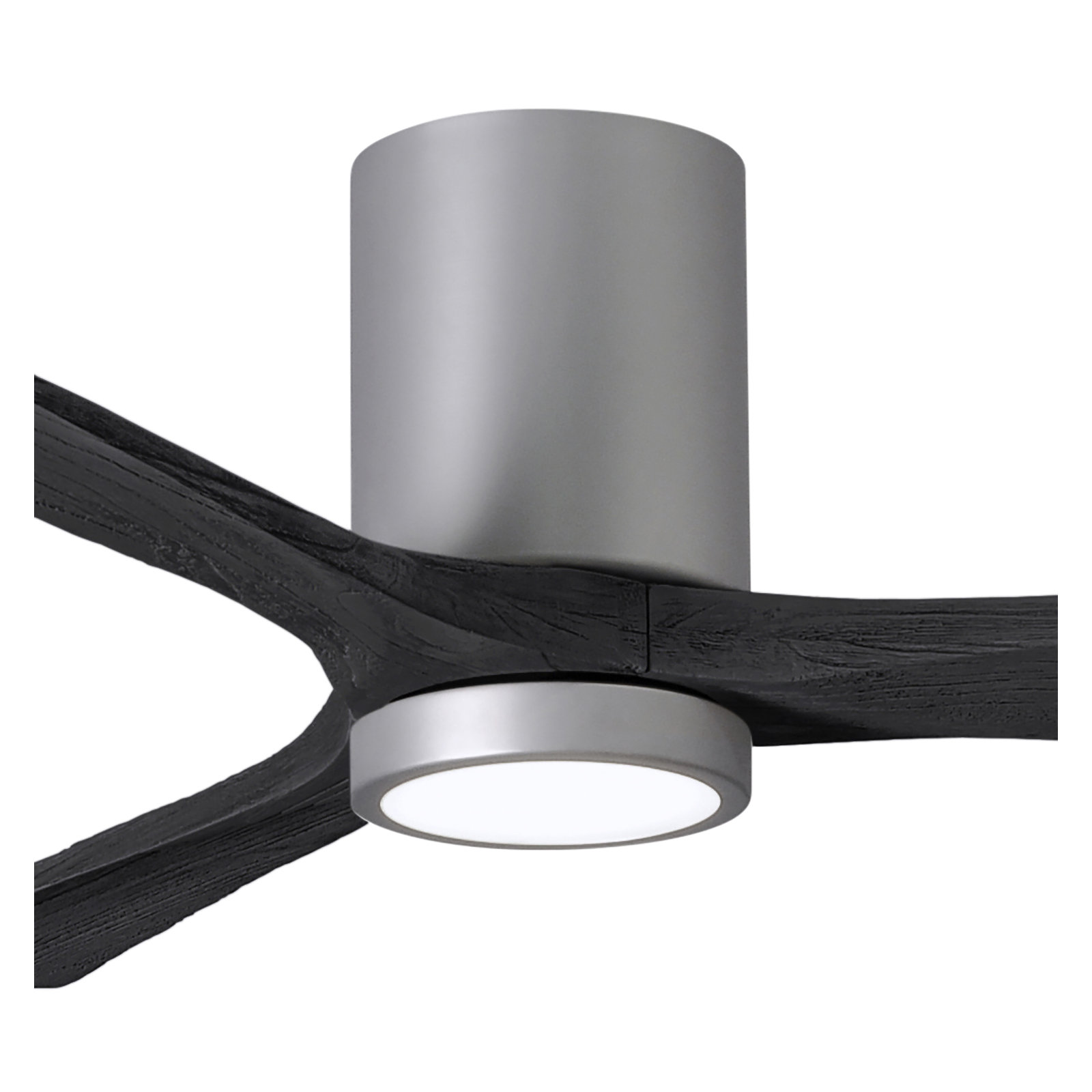 Brushed Nickel, Matte Black, 52"