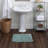 Kalb Solid Cotton Non Slip Machine Washable Bath Rug-1756030119-1756030142