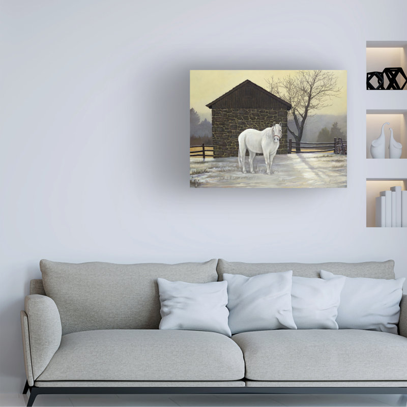 «Wraed Shed», art mural sur toile tendue pour décoration de salon, de chambre à coucher ou de bureau - 35 x 47