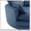 Upholstered Swivel Accent Chair-1351914157