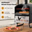 Four à pizza d'extérieur 16 po à 2 niveaux avec pierre carrée