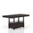 Deep Coffee Counter Height Dining Table