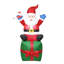 Coffret cadeau père Noël gonflable