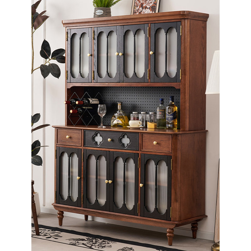 55-inch Solid Ash Wood Standard Pantry Cabinet