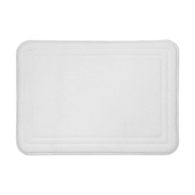 Tapis en mousse viscoélastique 17 x 24 - Elle, Blanc