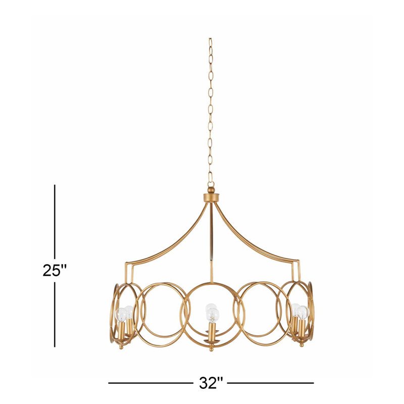 Cansa 6 - Light Unique Geometric Chandelier