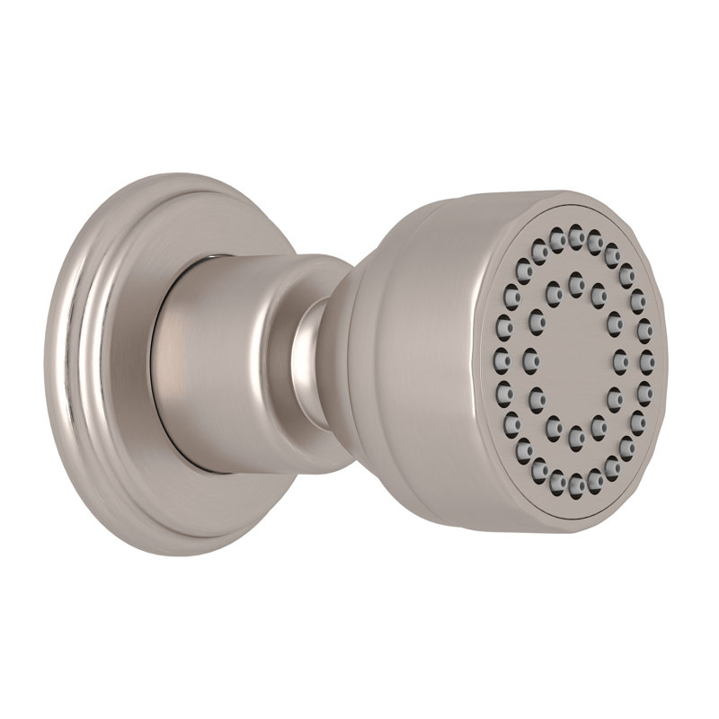 Perrin & Rowe Single Function Body Spray, Satin Nickel