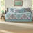 Reversible Modern Bedding Set, Aqua Cotton Design For Twin Daybed