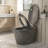 Smart Toilet with Bidet, Backup Battery, Auto Open/Close Lid, Heated Seat, Instant Warm Water, Foot Sensor Flush, Remote Control, LED Display, Grey-121699886
