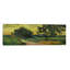 Landscape At Twilight by Vincent Van Gogh - Wrapped Canvas Panoramic Painting-752074571