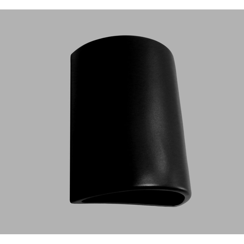 Winnetka Ceramic Flush Mounted Sconce, Dark Bronze
