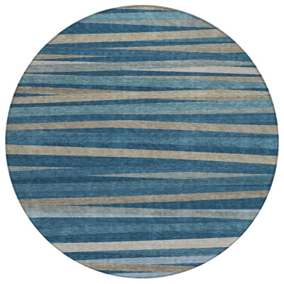  Machine Washable Indoor/Outdoor Chantille ACN997 Gray Area Rug