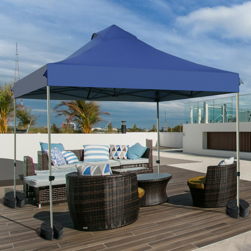 Black Plastic Water-Filled Weight Plates for Canopy Tent