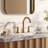 SAYLOR™ Widespread Bathroom Faucet 3 Hole, 2-handle Bathroom Sink Faucet with Drain Assembly-74993333