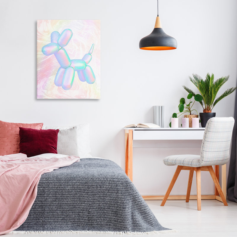 «Pastel Balloon Animal» par Daphne Polselli, H 40 po x l 30 po