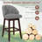 Mandica Swivel Upholstered Counter Stool-199418189