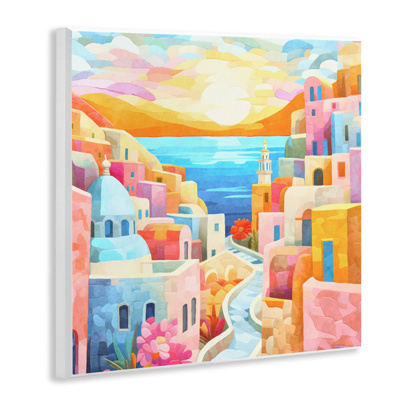 "Pastel Seaside Dreams", art mural par Andrea Haase