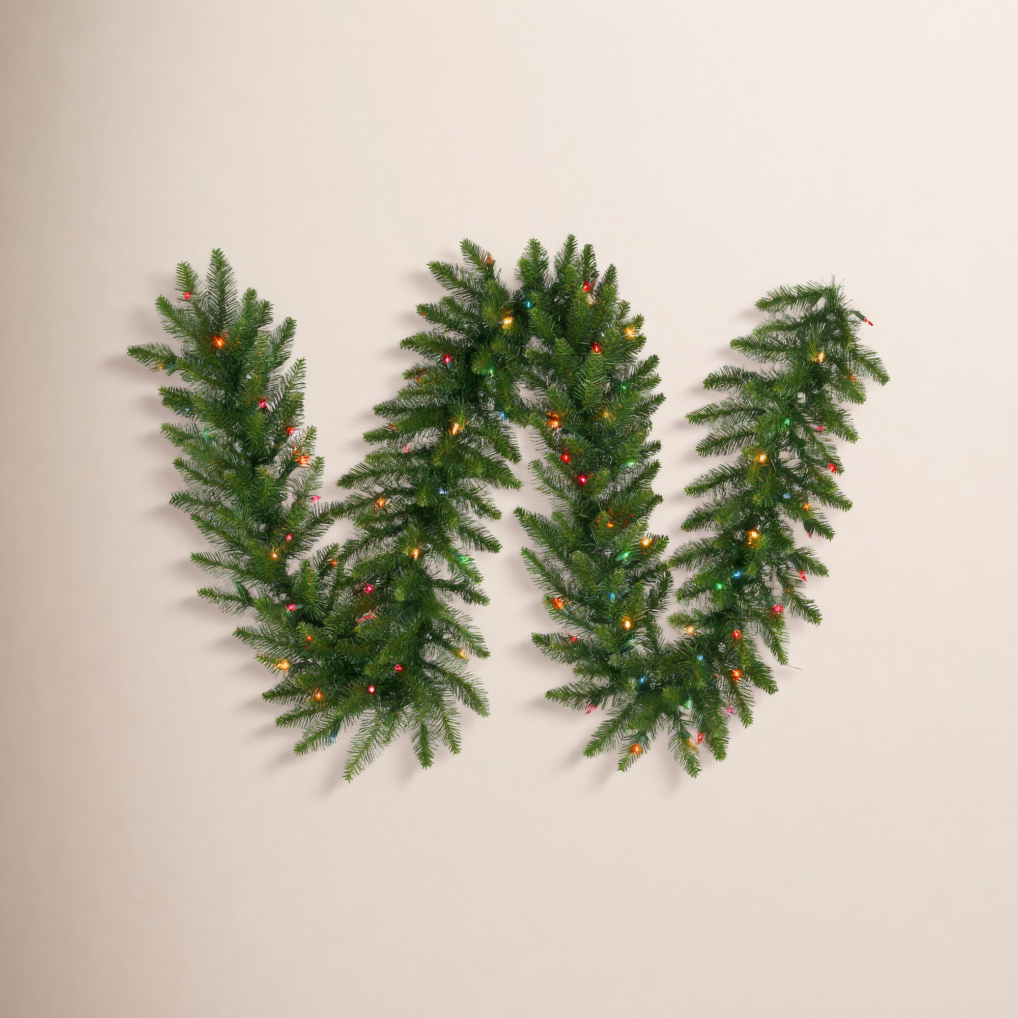 Peabody Artificial Fir Garland, 9'L x 16"
