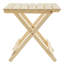 Table d'extérieur pliante carrée pour patio en bois avec pieds robustes-31964267