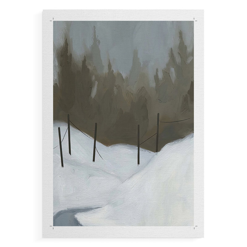 Deep Snow III - Impression sur toile seulement - NON-CADRE, H 18 po x l 12 po