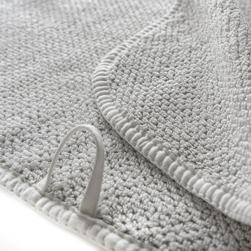 Bee Waffle Bath Towel, Anthracite, Bath Sheet 1-Pack