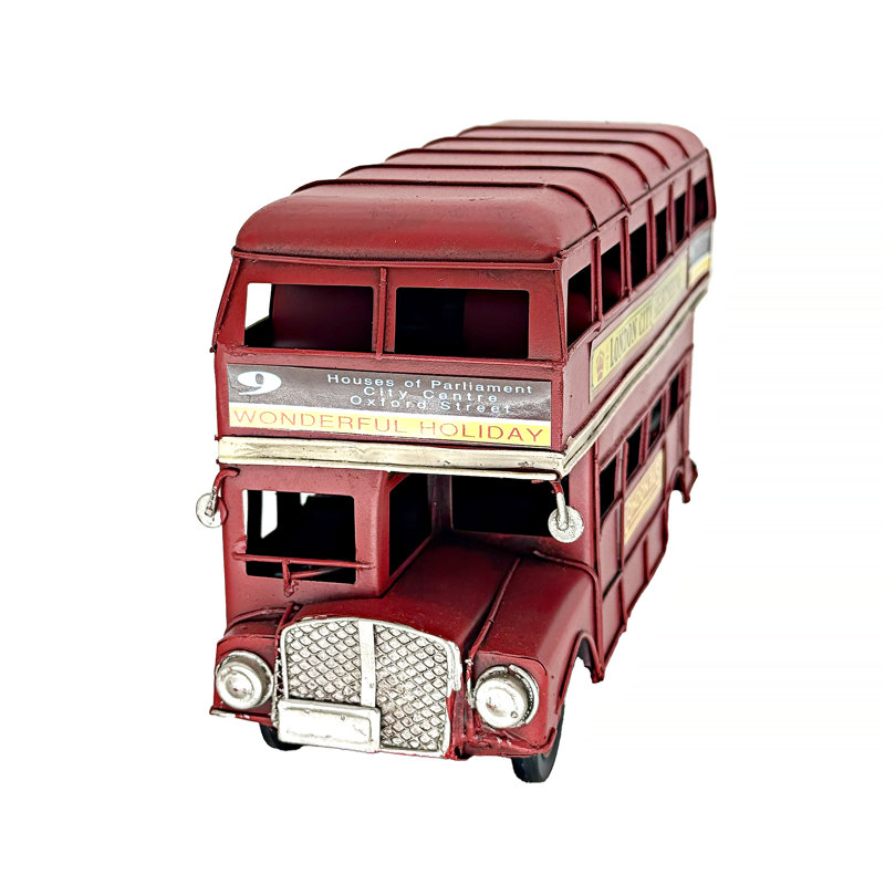 Double Decker Bus Metal Model