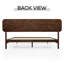 Structure de lit grand en bois massif avec tête de lit, lit plateforme en bois de style scandinave Signature, capacité de finition de noyer de 800 lb, convient à tous les matelas, aucun sommier tapissier requis, antidérapant et silencieux, assemblage facile-540192060-540192062