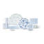 Spode Home Blue Indigo 16 Piece Dinnerware Set, Service for 4